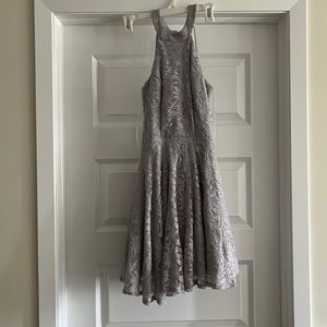 B. Smart dress, size 5/6, purple/gray